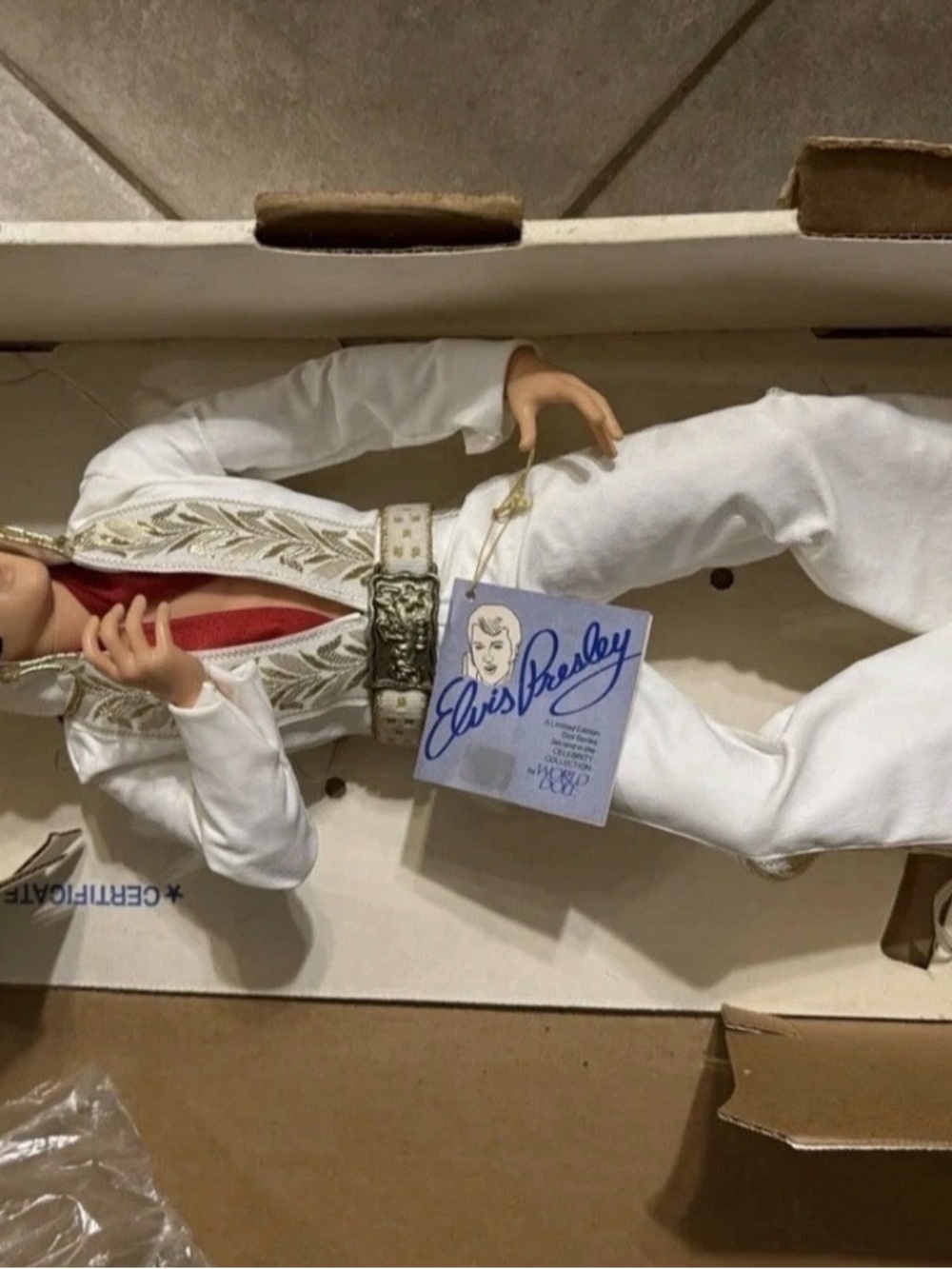 Vintage 1984 Elvis Presley - 2nd In Celebrity Collection World Doll 21" VTG